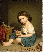 Amalia Lindegren Frukosten oil painting artist